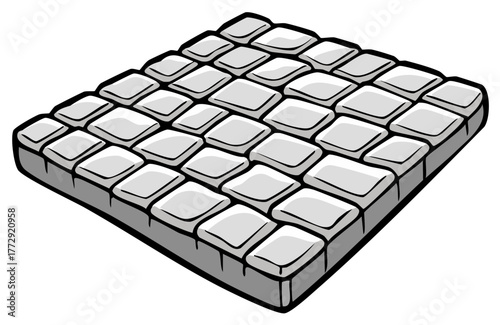 Orthopedic Mattress With Diamond Patterned Tufting