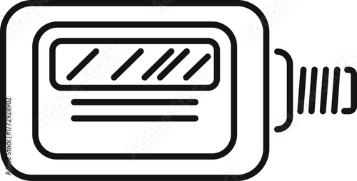 Electric meter icon represents electricity usage tracking, enabling billing and energy consumption monitoring