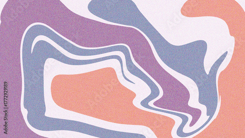 Illustration of abstract colorful marble pattern with grainy texture for modern background