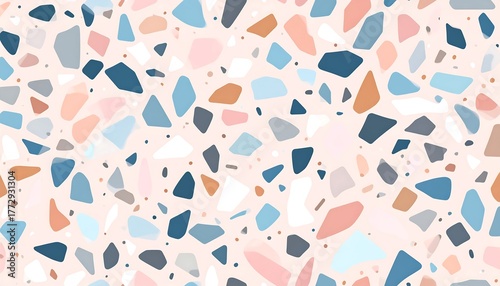 Colorful Abstract Mosaic Pattern Design.