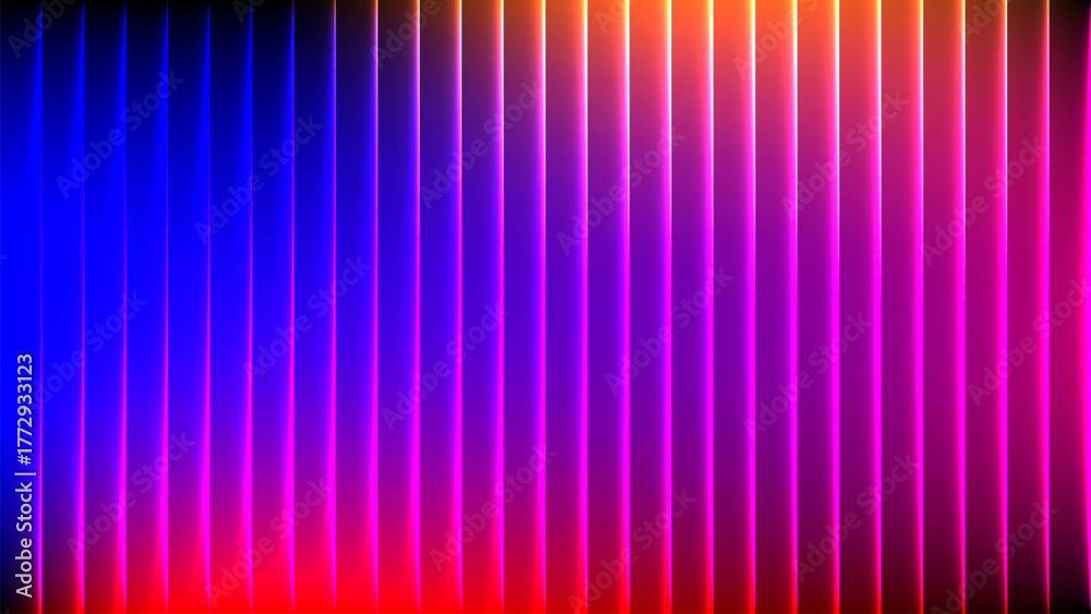 custom made wallpaper toronto digitalVibrant vertical stripes of color transition from orange and pink to deep blue and purple with subtle white lines
