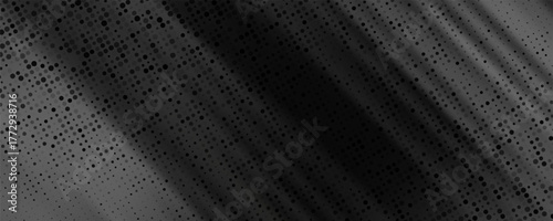Dark deep black dynamic abstract vector background with diagonal lines. Modern creative halftone premium gradient.
