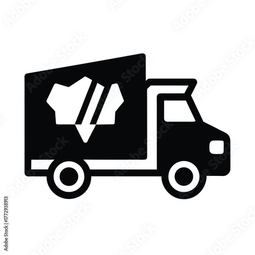 Delivery Truck Nigeria Icon Design