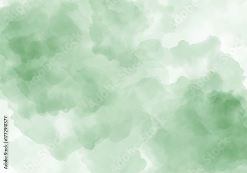 Soft green watercolor background with a delicate and dreamy texture, perfect for adding a touch of nature and tranquility to your designs