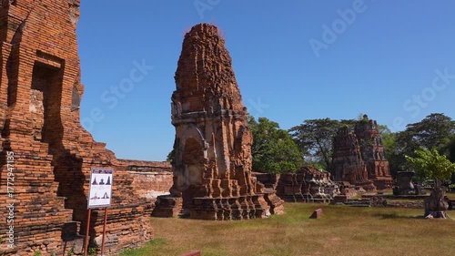 Thailand Religious Ancient Temples Ayutthaya 