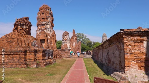 Thailand Religious Ancient Temples Ayutthaya 