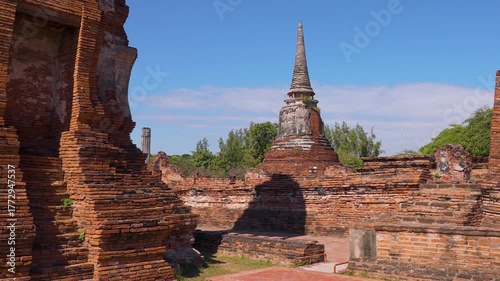 Thailand Religious Ancient Temples Ayutthaya 