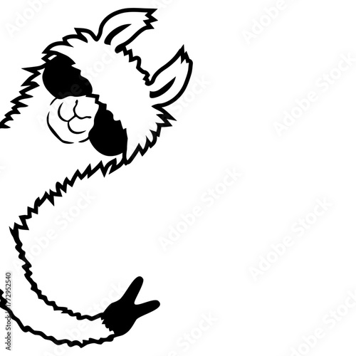 Llama Peace Sign Sunglasses Side View Victory Cool