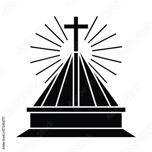 Divine Light on Terreiro Altar Illustration