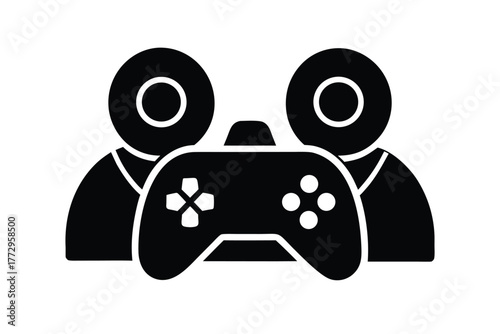 multiplayer icon vector icon silhouette