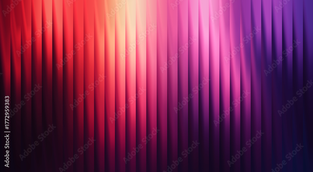 Fototapeta premium Abstract image with a gradient of vertical lines, creating a vibrant and dynamic effect