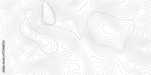 Background of the topographic map. Topographic lines texture. Topographic lines, contour background. topo map texture . Abstract white pattern topography vector background. 