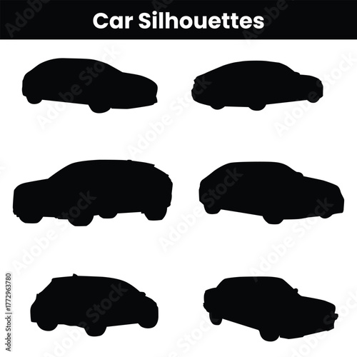 Vector Car Silhouettes Collection