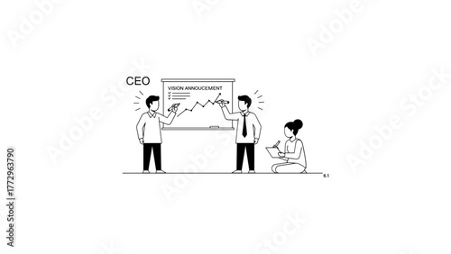 Business meeting with ceo