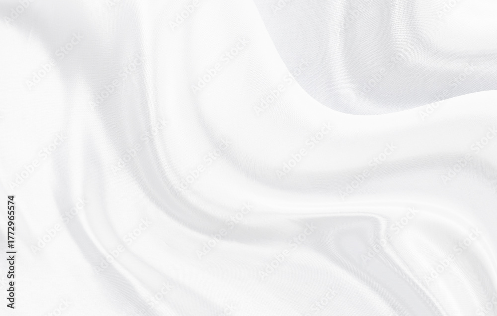 Naklejka premium White gray satin texture that is white silver fabric silk background with beautiful soft blur pattern natural.