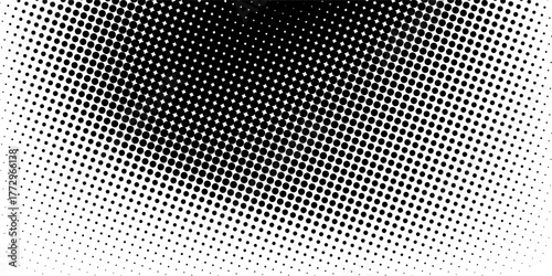Basic halftone dots effect in black and white color. Halftone effect. Dot halftone. Black white halftone. MODERN