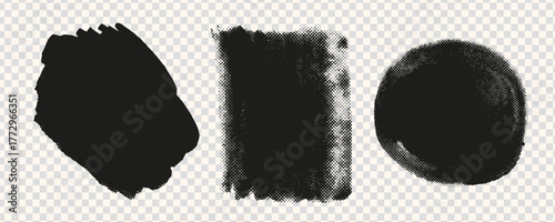 Noisy grainy texture. Gradient distress overlay texture. Rough grunge background. Halftone design. 