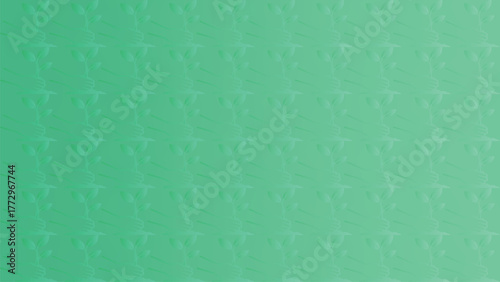 Subtle geometric pattern of interconnected triangles in a gradient of green