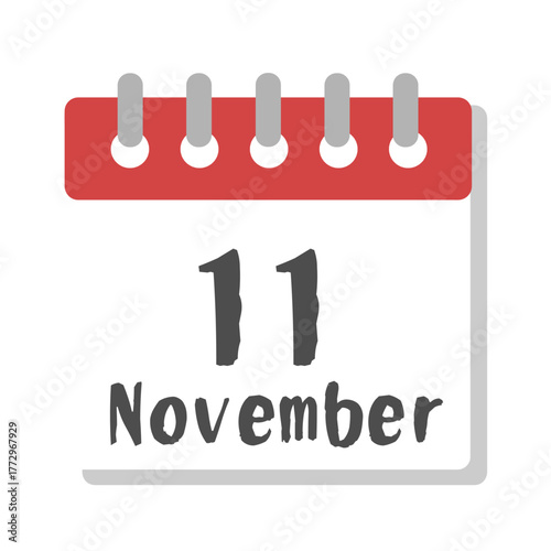 11月　カレンダー　イラスト