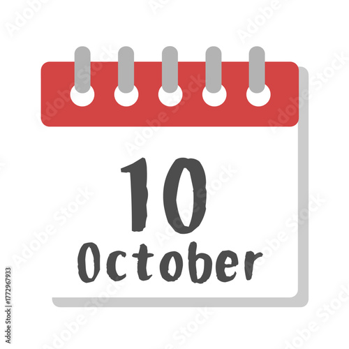 10月　カレンダー　イラスト