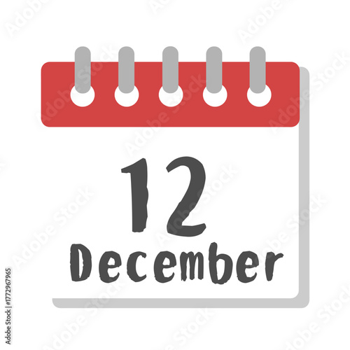 12月　カレンダー　イラスト