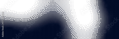 Vintage grunge texture with half tone noise and gritty grain. Bitmap dot pattern background with gradient.