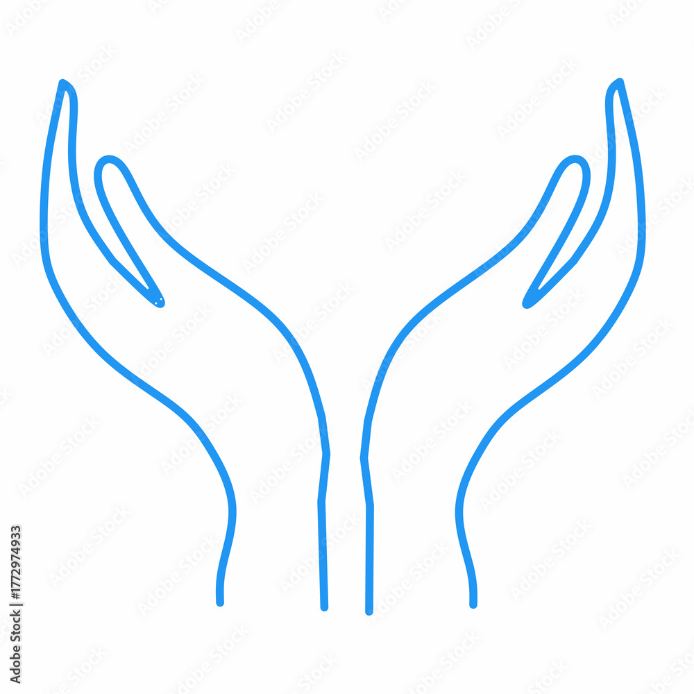 Obraz premium hands of the person