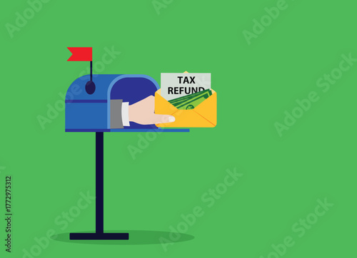 Tax refund mail