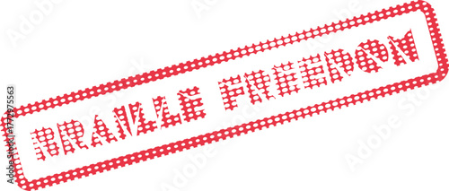 Braille Freedom stamp symbolizing liberation and equal opportunities through accessible information for all