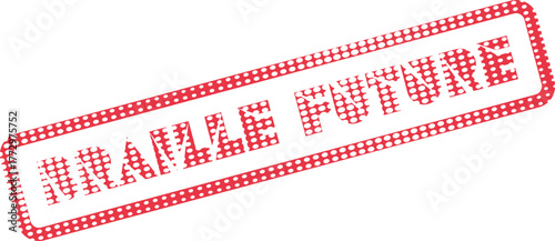 Braille Future concept stamp promoting accessibility and forward thinking for an inclusive world