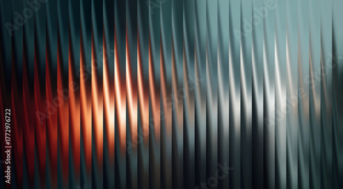 Abstract and textured glass pattern with striking lighting effects, creating a mesmerizing display