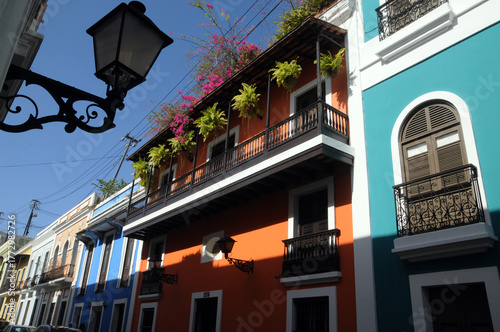 Old San Juan street ,Puerto Rico island