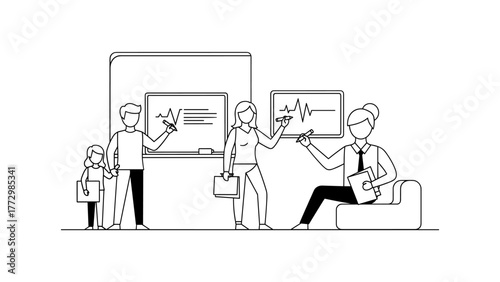 Family at therapy session