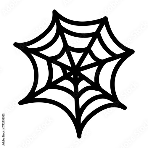 Spiderweb halloween vector icon illustration spider web cobweb spooky arachnid design element