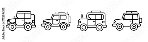 Outlined cartoon truck vector illustration for coloring pages and educational resources for kids and adults