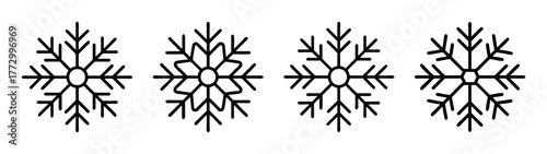 Download winter snowflake vector art free design templates for christmas holiday season decor use