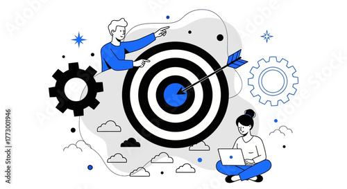 Achieving Goals with Strategic Planning and Teamwork A Business Concept