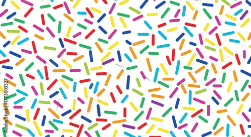 Colorful Sprinkles A Vibrant Background of Rainbow Confetti for Festive Designs and Decorations