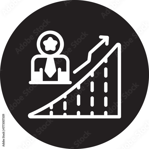 performance glyph icon