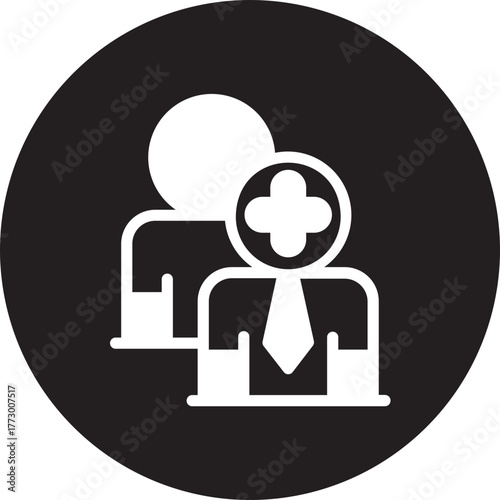 recruitment glyph icon