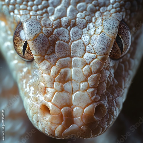 Extreme Close-up of a Snake's Face and Eyes snake face Photo