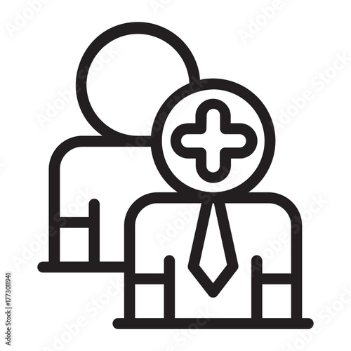 recruitment line icon