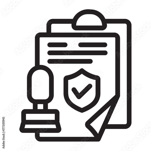 regulation line icon