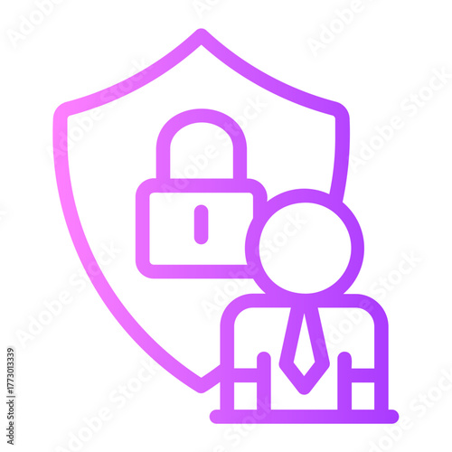 insurance gradient icon