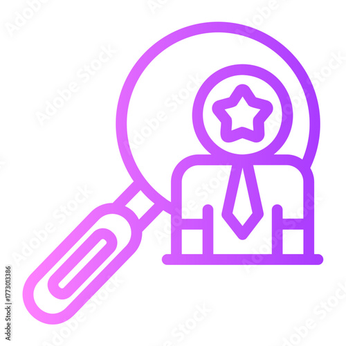 search user gradient icon