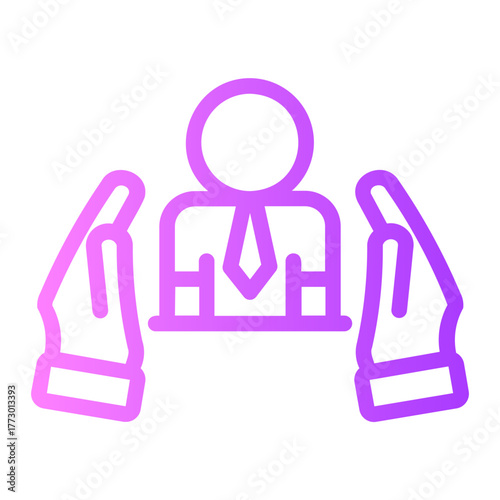 social care gradient icon