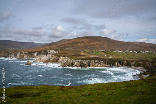 White Cliffs of Ashleam, Achill Island, county Mayo, Ireland