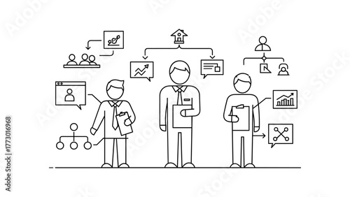 People using smartphones for communication