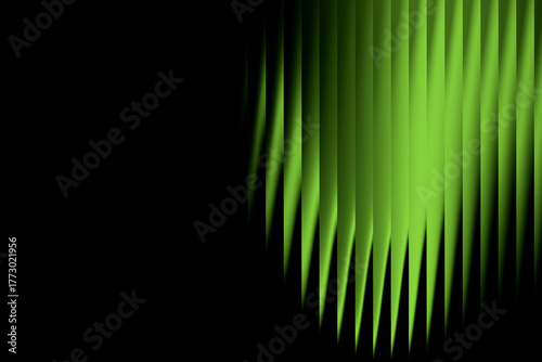 Lime green rib texture minimalist design background abstract backdrop