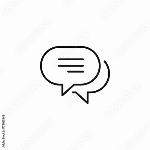 speech bubbles communication messaging icon sign vector